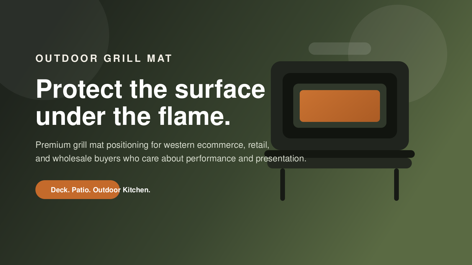 Outdoor Grill Mat hero banner