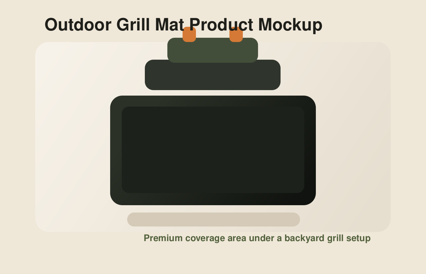 Outdoor Grill Mat product mockup