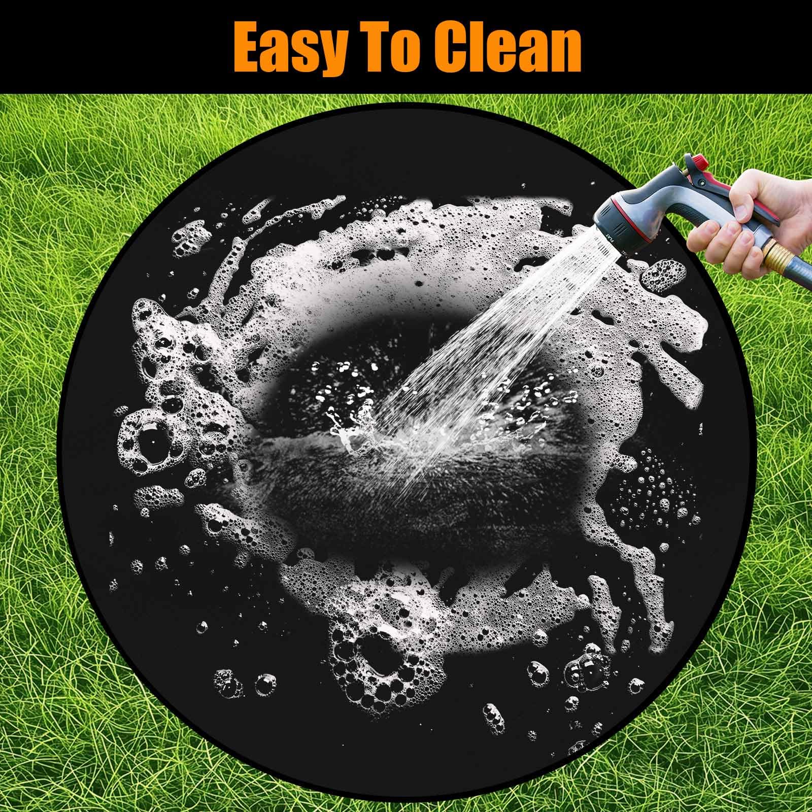 Round grill mat view 5