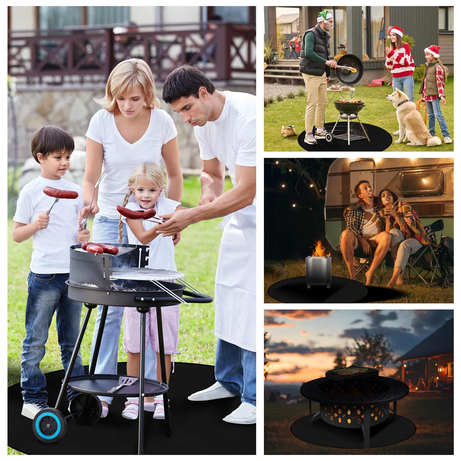 Round grill mat view 6